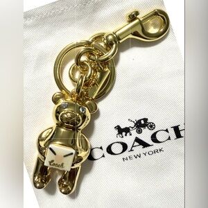 Coach Valentine's Day Bear Bag Charm
